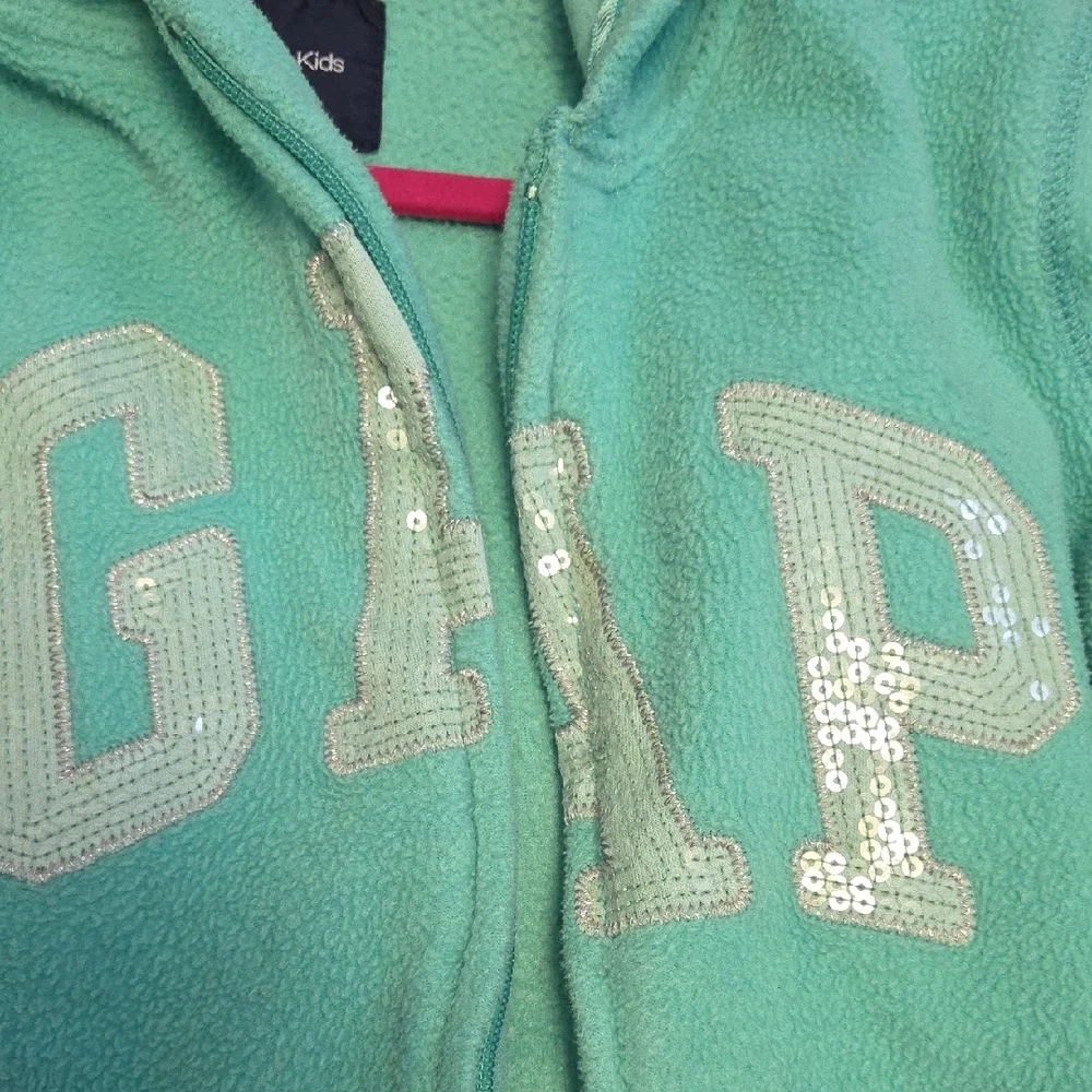 GAP Girl Lime and Aqua Hoodies
